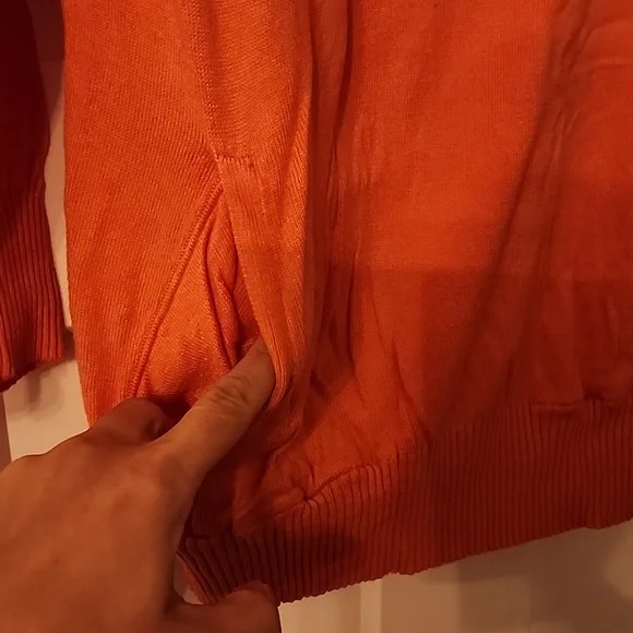 New York & Company. Pink convertible cowl neck sweater. XL - Picture 3 of 6